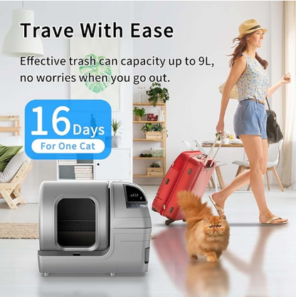 Automatic Cat Litter Box Self Cleaning - UPFAS 100L Extra Large  with APP Control. - Shopinapets  Automatic Cat Litter Box Self Cleaning - UPFAS 100L Extra Large  with APP Control. Shopinapets #