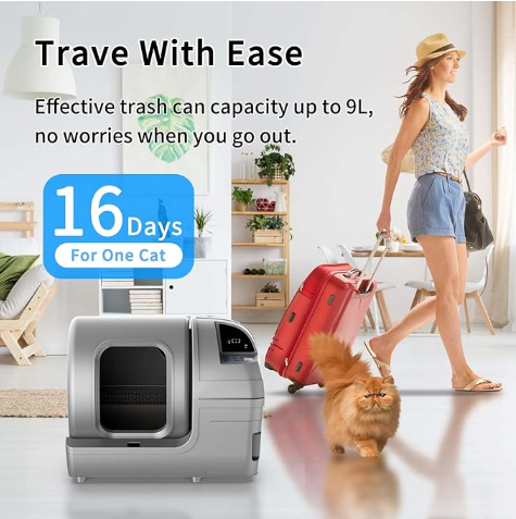 Automatic Cat Litter Box Self Cleaning - UPFAS 100L Extra Large  with APP Control. - Shopinapets  Automatic Cat Litter Box Self Cleaning - UPFAS 100L Extra Large  with APP Control. Shopinapets #