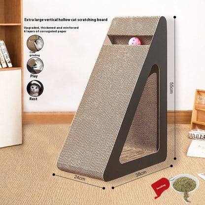 Cat Scratch Board Vertical Wear-resistant And Scratch-resistant - Shopinapets  Cat Scratch Board Vertical Wear-resistant And Scratch-resistant Shopinapets #