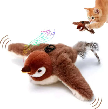 Chirping Bird Hunt Cat Toy - Shopinapets  Chirping Bird Hunt Cat Toy Shopinapets #