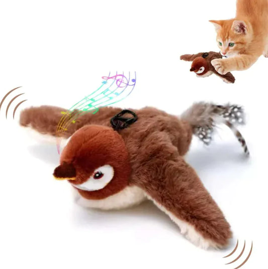 Chirping Bird Hunt Cat Toy - Shopinapets  Chirping Bird Hunt Cat Toy Shopinapets #