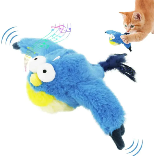 Chirping Bird Hunt Cat Toy - Shopinapets  Chirping Bird Hunt Cat Toy Shopinapets #