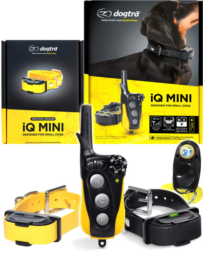 Dogtra IQ Mini 2-Dogs Remote Dog Training System for Smaller Dogs - 400 Yard Range - Shopinapets  Dogtra IQ Mini 2-Dogs Remote Dog Training System for Smaller Dogs - 400 Yard Range Shopinapets #