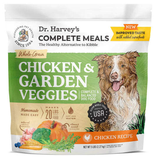 Dr. Harveys Chicken & Garden Veggies Dog Food -Freeze-Dried Chicken - Shopinapets  Dr. Harveys Chicken & Garden Veggies Dog Food -Freeze-Dried Chicken Shopinapets #