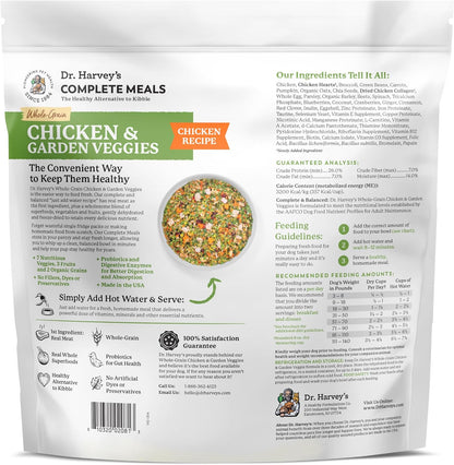 Dr. Harveys Chicken & Garden Veggies Dog Food -Freeze-Dried Chicken - Shopinapets  Dr. Harveys Chicken & Garden Veggies Dog Food -Freeze-Dried Chicken Shopinapets #