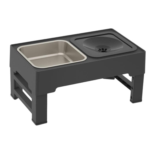 Elevated Dog Bowl Adjustable Raised Dog Bowl With Slow Feeder Dog Bowl And Dog Water Bowl Non-Spill For Small Medium Large Dogs - Shopinapets  Elevated Dog Bowl Adjustable Raised Dog Bowl With Slow Feeder Dog Bowl And Dog Water Bowl Non-Spill For Small Medium Large Dogs Shopinapets #