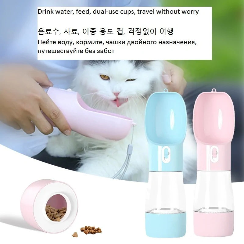 Portable Pet Drinking Bottle