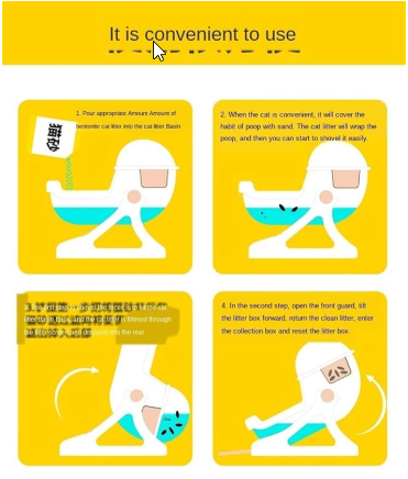 Le You Pet Quick-Clean Semi-Automatic Cat Litter Box - Shopinapets  Le You Pet Quick-Clean Semi-Automatic Cat Litter Box Shopinapets #