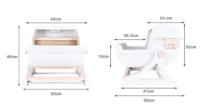 Le You Pet Quick-Clean Semi-Automatic Cat Litter Box - Shopinapets  Le You Pet Quick-Clean Semi-Automatic Cat Litter Box Shopinapets #