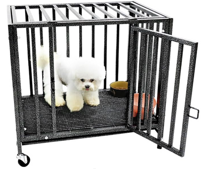 Loonpon Dog Crates are heavy-duty, metal double-door dog kennels designed for small dogs under 25 lbs. - Shopinapets  Loonpon Dog Crates are heavy-duty, metal double-door dog kennels designed for small dogs under 25 lbs. Shopinapets #