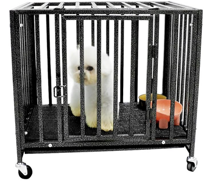 Loonpon Dog Crates are heavy-duty, metal double-door dog kennels designed for small dogs under 25 lbs. - Shopinapets  Loonpon Dog Crates are heavy-duty, metal double-door dog kennels designed for small dogs under 25 lbs. Shopinapets #