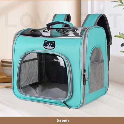Outdoor Portable See Through Breathable Portable Large Space Pet Bag - Shopinapets  Outdoor Portable See Through Breathable Portable Large Space Pet Bag Shopinapets #