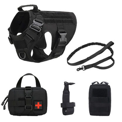 Outdoor Tactics Five-piece Training Dog Harness - Shopinapets  Outdoor Tactics Five-piece Training Dog Harness Shopinapets #