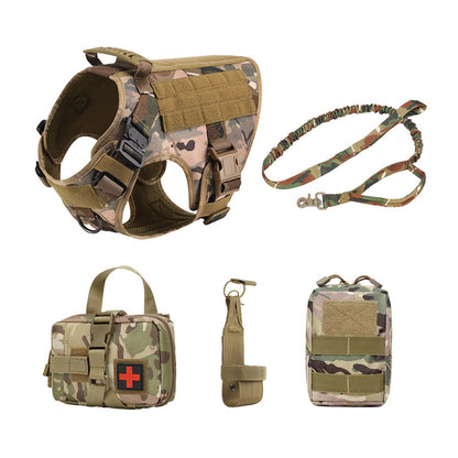 Outdoor Tactics Five-piece Training Dog Harness - Shopinapets  Outdoor Tactics Five-piece Training Dog Harness Shopinapets #