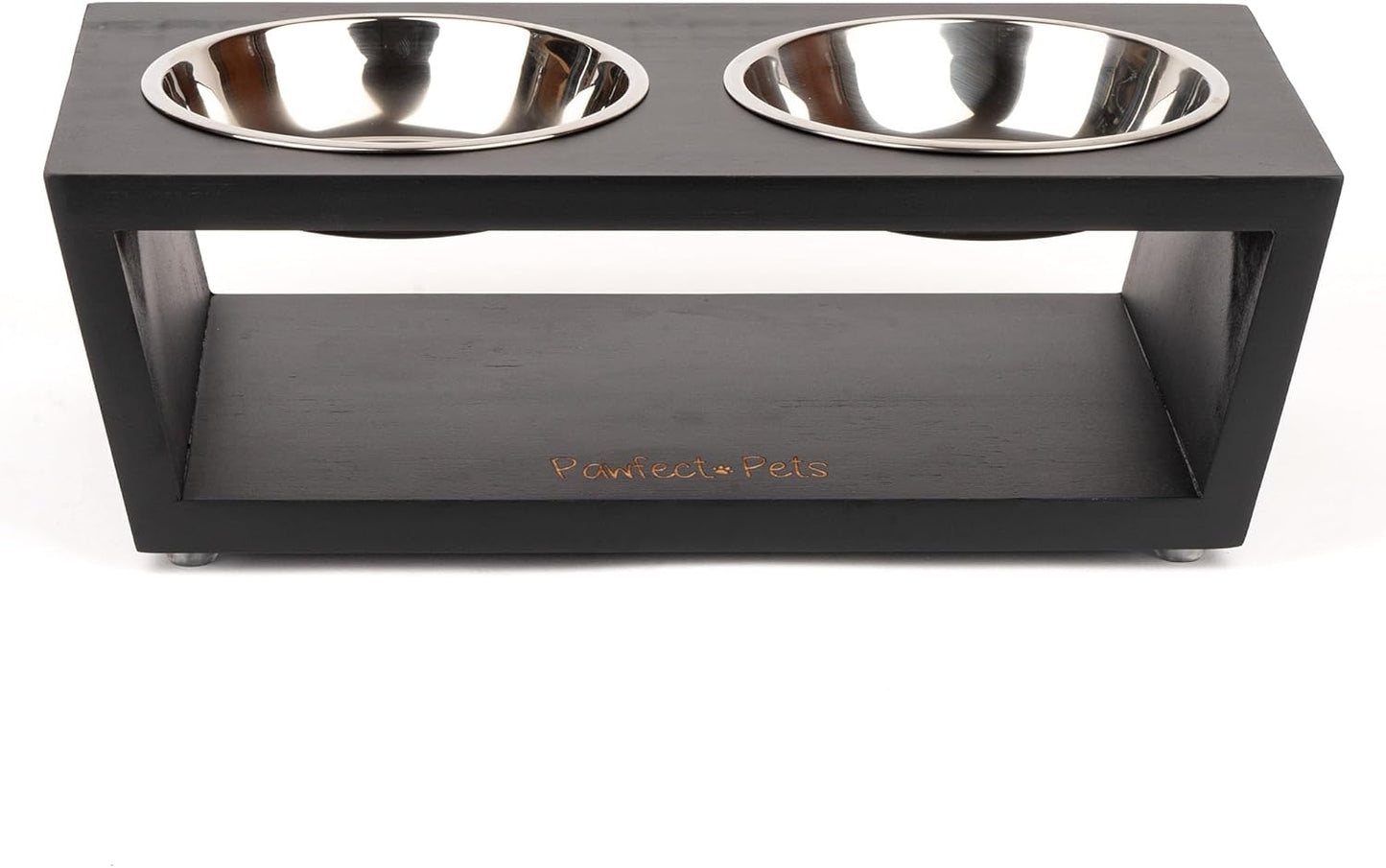 Pawfect Pets Elevated Small Pet Feeder Set - Black - Shopinapets  Pawfect Pets Elevated Small Pet Feeder Set - Black Shopinapets #