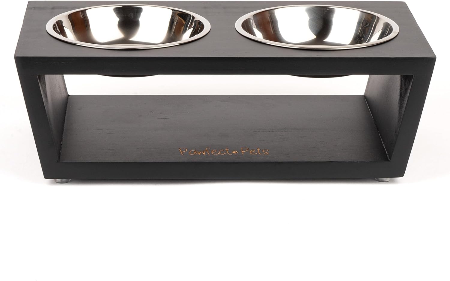 Pawfect Pets Elevated Small Pet Feeder Set - Black - Shopinapets  Pawfect Pets Elevated Small Pet Feeder Set - Black Shopinapets #