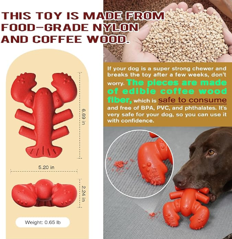 Pet Food Dropping Ball Dog Molar Lobster Toy - Shopinapets  Pet Food Dropping Ball Dog Molar Lobster Toy Shopinapets #