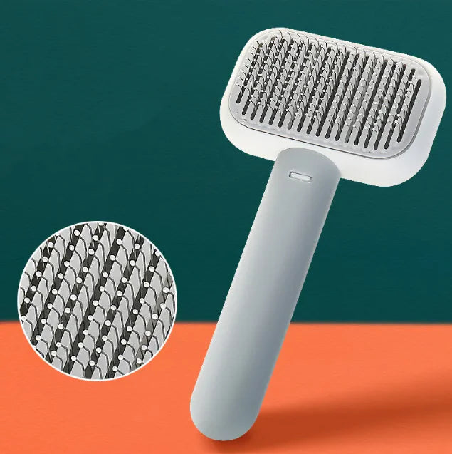 Pet Hair Brush & Massage Comb - Shopinapets This plastic comb helps prevent hair knots and bacteria, while promoting healthy blood circulation. Regular use reduces hair ingestion and provides a soothing massage. Features: Prevents hair knots and bacteria Promotes blood circulation Reduces hair ingestion Size: 18 x 9.5 cm Colors: Smoke Grey, Blue Pink, Orange Green Pet Hair Brush & Massage Comb Shopinapets #