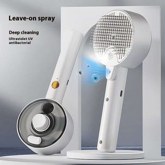 Pet Hair Remover Steam Brush -Self Cleaning- Grooming Accessories - Shopinapets  Pet Hair Remover Steam Brush -Self Cleaning- Grooming Accessories Shopinapets #