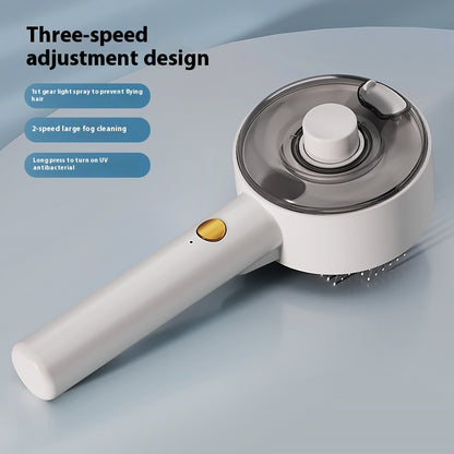 Pet Hair Remover Steam Brush -Self Cleaning- Grooming Accessories - Shopinapets  Pet Hair Remover Steam Brush -Self Cleaning- Grooming Accessories Shopinapets #