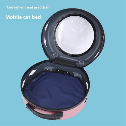 Pet Trolley Bag Transparent Reinforced Portable Cat Dog Outdoor Travel Carrier - Shopinapets  Pet Trolley Bag Transparent Reinforced Portable Cat Dog Outdoor Travel Carrier Shopinapets #