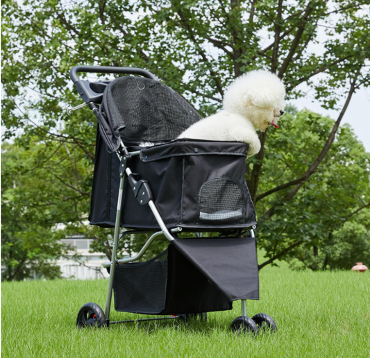 PetJoy Foldable Stroller for Small Pets - Shopinapets  PetJoy Foldable Stroller for Small Pets Shopinapets #