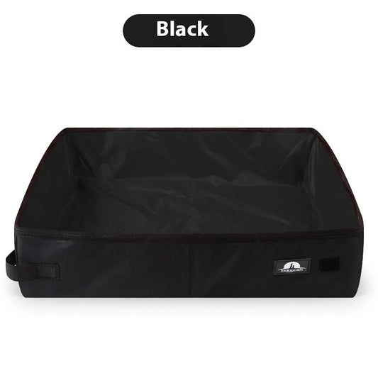 Portable Foldable Litter Box Waterproof Oxford Cloth - Shopinapets  Portable Foldable Litter Box Waterproof Oxford Cloth Shopinapets #