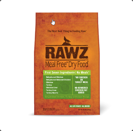 Rawz Meal Free Dry Dog Food (20 Pound (Pack of 1) Chicken & Turkey) - Shopinapets MEAL FREE NOTHING RENDERED DEHYDRATED CHICKEN IS OUR CONCENTRATED PROTEIN SOURCE WITH HEALTHY LEVELS OF HIGHLY DIGESTIBLE PROTEIN REDUCED CARBOHYDRATES NATURALLY OCCURRING FAT IN MODERATE LEVELS GENTLY COOKED IN SMALLER BATCHES COOKED TO A LEVEL TO ENSURE FOOD SAFETY AND NOTHING MORE Rawz Meal Free Dry Dog Food (20 Pound-Chicken & Turkey) Shopinapets #