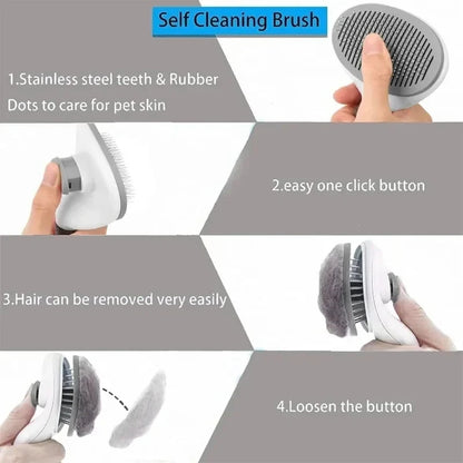 PurePaws Self-Clean Brush