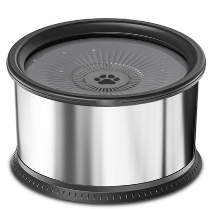 Stainless Steel Non-slip Pet Water Bowl with Large Capacity and Splash-proof Design - Shopinapets  Stainless Steel Non-slip Pet Water Bowl with Large Capacity and Splash-proof Design Shopinapets #