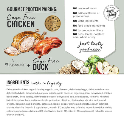 The Honest Kitchen Dehydrated Gourmet Grains Chicken & Duck - Shopinapets  The Honest Kitchen Dehydrated Gourmet Grains Chicken & Duck Shopinapets #