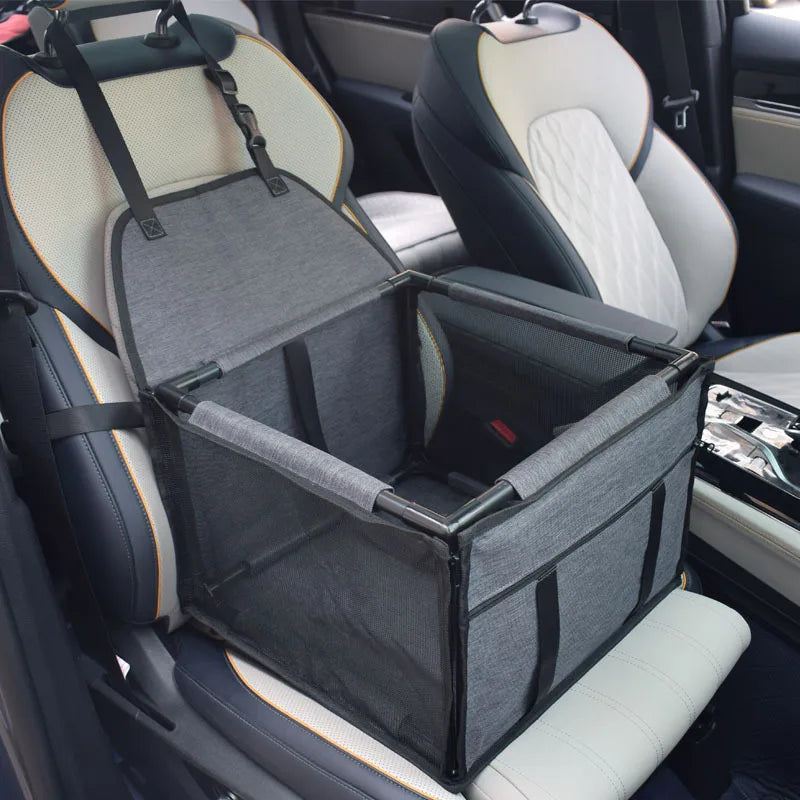Travel Dog Car Seat -  Waterproof Pet Dog Carriers Bag - Shopinapets Dog Car Seat made with a waterproof and durable 900D Oxford and PVC material, this Pet Dog Car Seat is the perfect travel accessory for both cats and dogs. Designed to fit universal dog breeds, it measures 39*39*27cm and includes important safety features for your beloved pet. Travel Dog Car Seat -  Waterproof Pet Dog Carriers Bag Shopinapets #