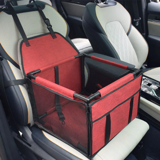 Travel Dog Car Seat -  Waterproof Pet Dog Carriers Bag - Shopinapets Dog Car Seat made with a waterproof and durable 900D Oxford and PVC material, this Pet Dog Car Seat is the perfect travel accessory for both cats and dogs. Designed to fit universal dog breeds, it measures 39*39*27cm and includes important safety features for your beloved pet. Travel Dog Car Seat -  Waterproof Pet Dog Carriers Bag Shopinapets #