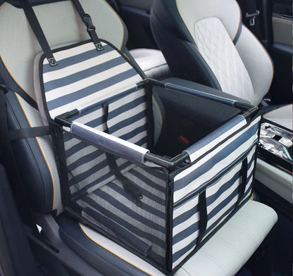 Travel Dog Car Seat -  Waterproof Pet Dog Carriers Bag - Shopinapets Dog Car Seat made with a waterproof and durable 900D Oxford and PVC material, this Pet Dog Car Seat is the perfect travel accessory for both cats and dogs. Designed to fit universal dog breeds, it measures 39*39*27cm and includes important safety features for your beloved pet. Travel Dog Car Seat -  Waterproof Pet Dog Carriers Bag Shopinapets #