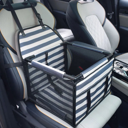 Travel Dog Car Seat -  Waterproof Pet Dog Carriers Bag - Shopinapets Dog Car Seat made with a waterproof and durable 900D Oxford and PVC material, this Pet Dog Car Seat is the perfect travel accessory for both cats and dogs. Designed to fit universal dog breeds, it measures 39*39*27cm and includes important safety features for your beloved pet. Travel Dog Car Seat -  Waterproof Pet Dog Carriers Bag Shopinapets #