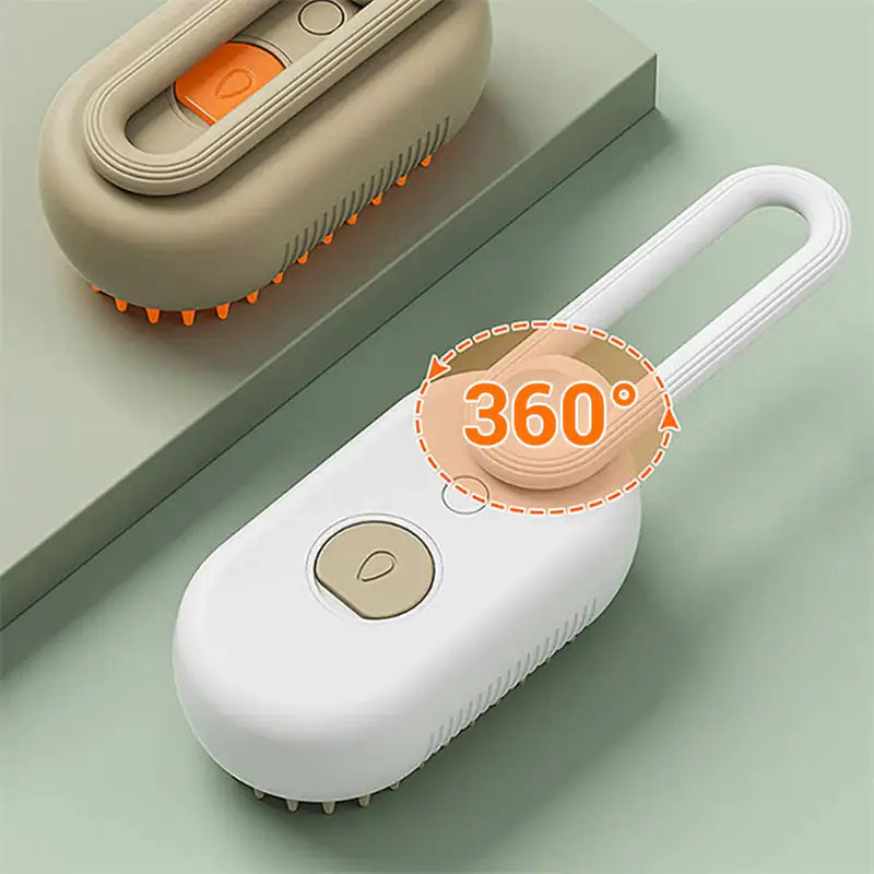 Steam Brush Electric Spray  - Pet  Massage - Grooming Comb  - Hair Removal