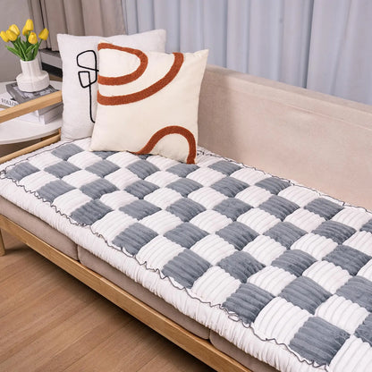 CozyShield Blue-Grey Dog Couch Protector - Shopinapets