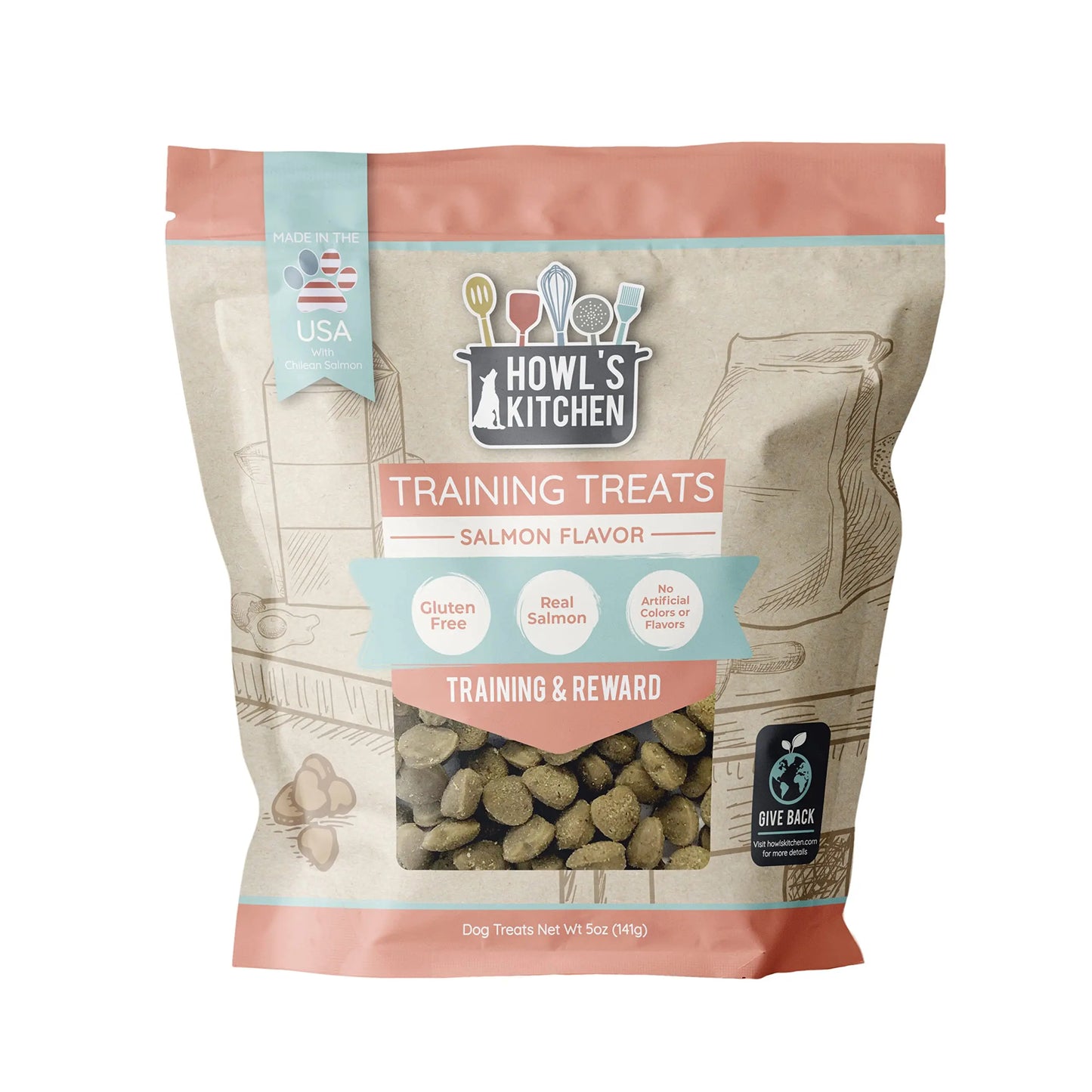 Howls Kitchen Salmon Reward Bites - Shopinapets