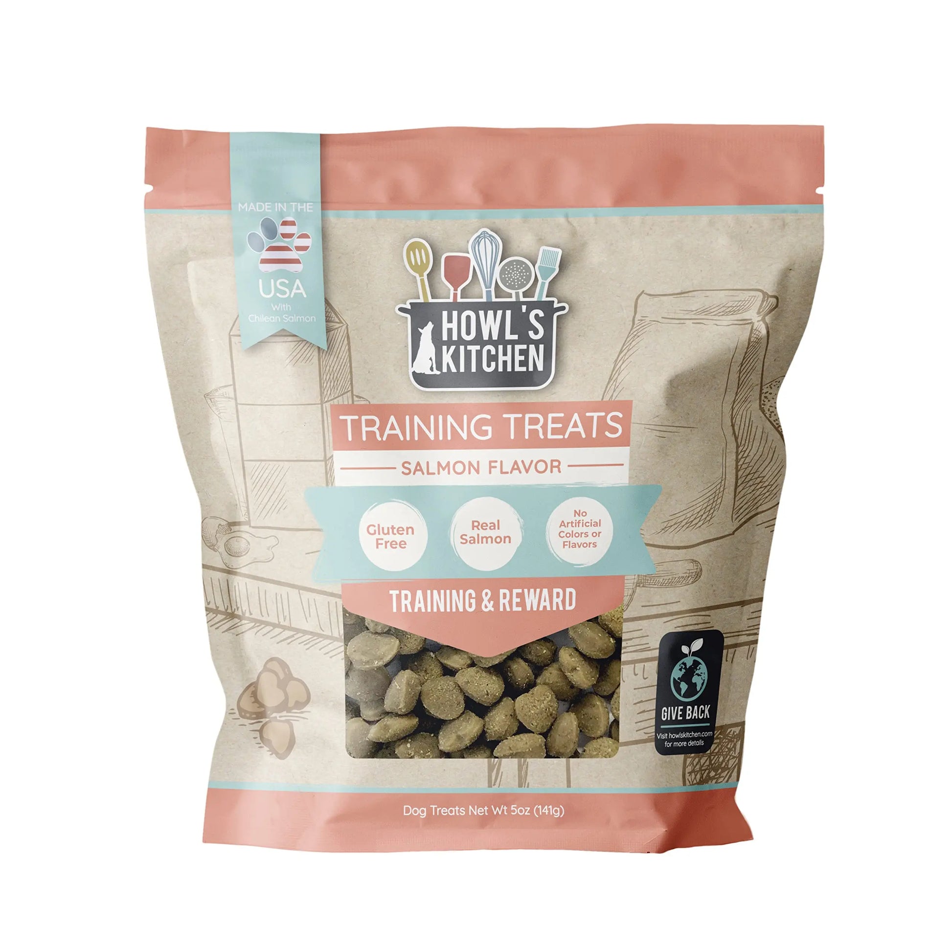 Howls Kitchen Salmon Reward Bites - Shopinapets
