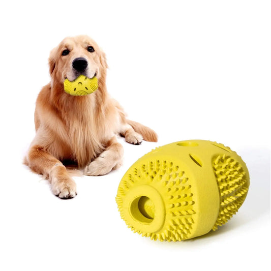 PETSLA Rubber Squeaky Teether for Puppies - Dental Health & Teething Relief