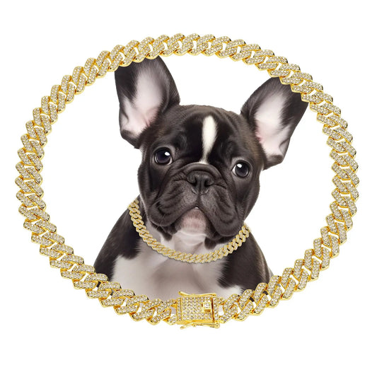 Alainzeo Diamond 16" Luxe Pet Collar - Shopinapets