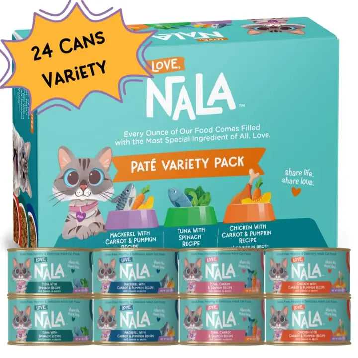 Nala's Choice Grain-Free Cat Pate - 24 Pack - Shopinapets