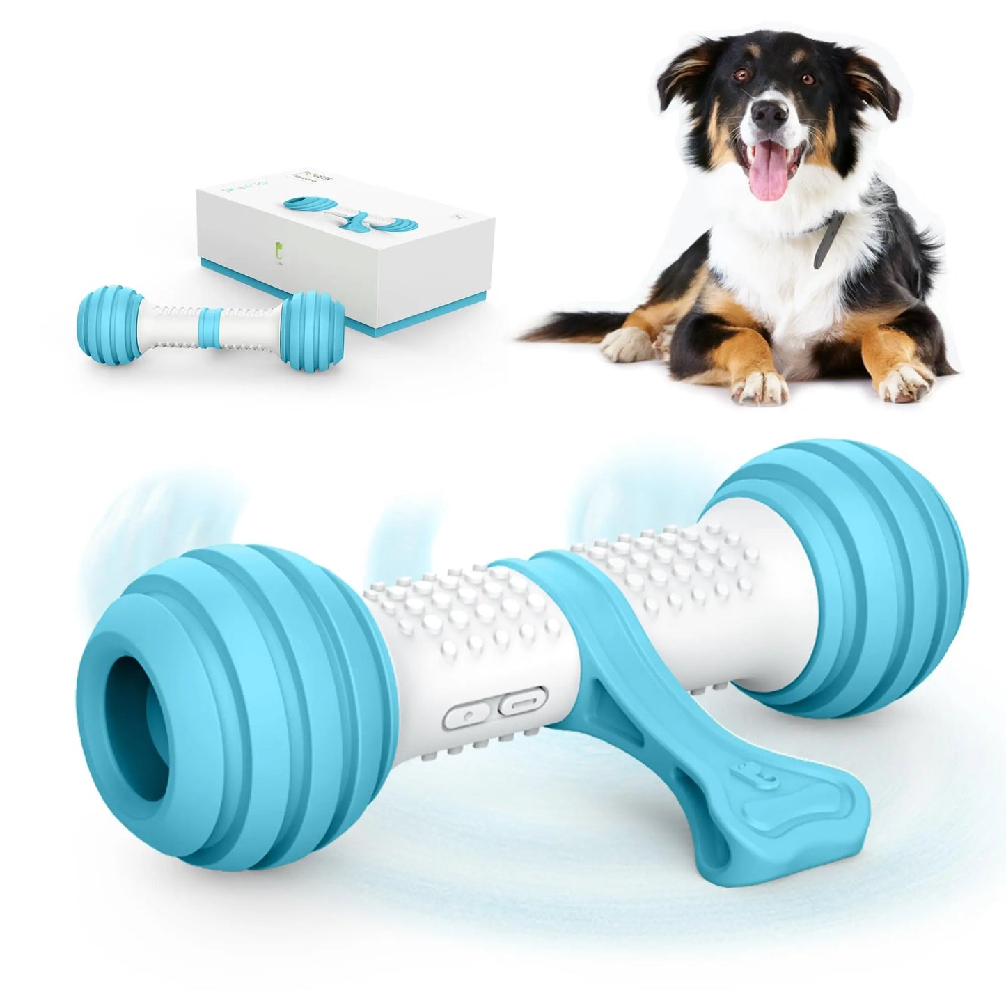 PETGEEK Auto Chase Dog Bone - Rechargeable Interactive Toy