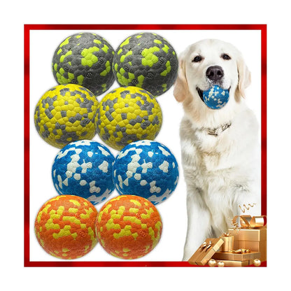 Mankoda ChewSafe 8-Pack Colorful Dog Tennis Balls
