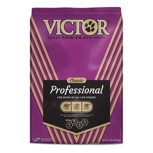 Victor Active Pro 26% Protein Dog Food – 15lbs
