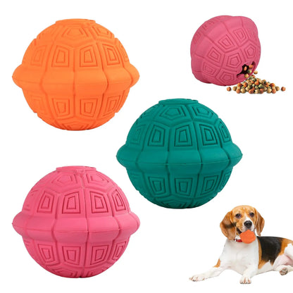 Turtle Shell Treat Dispenser Toy for Dogs - 3 Pack