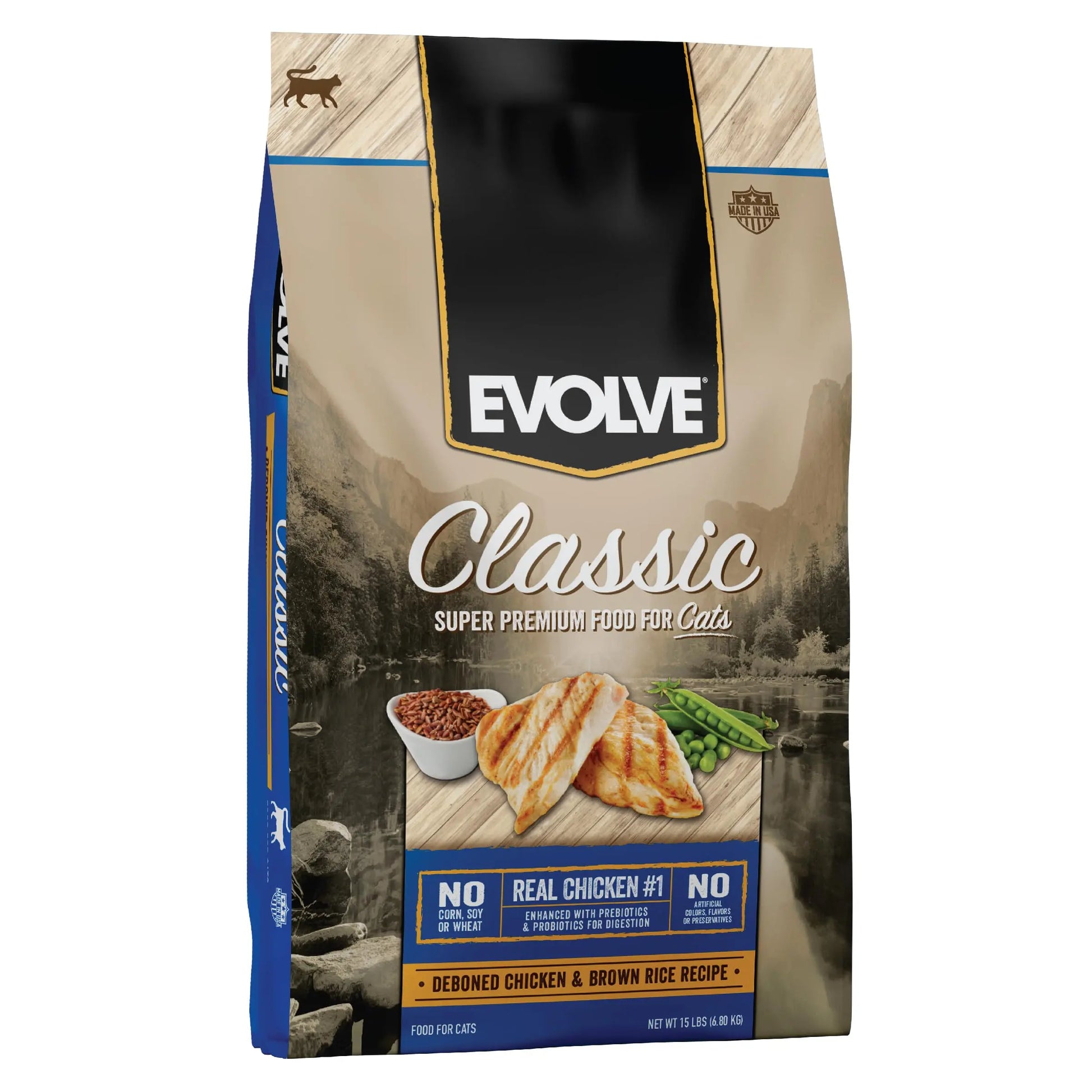 Evolve Classic Chicken & Rice Cat Food 15lb - Shopinapets