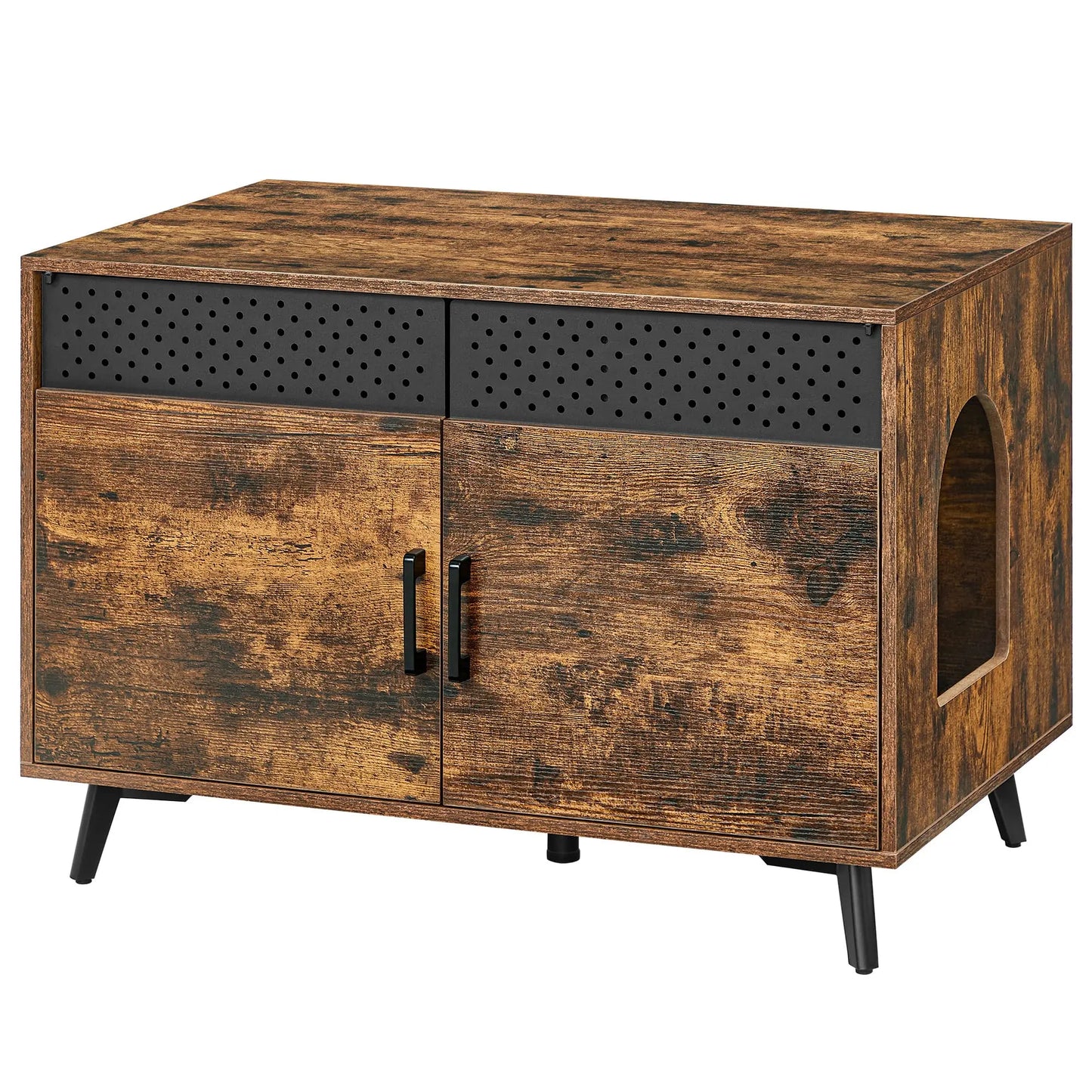 Rustic Cat Litter Cabinet - Shopinapets