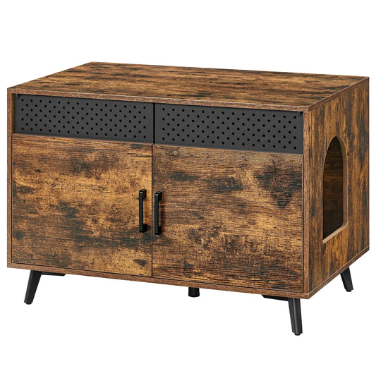 Rustic Cat Litter Cabinet - Shopinapets