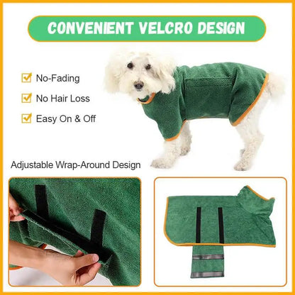 Soft Pet Bathrobe Towel